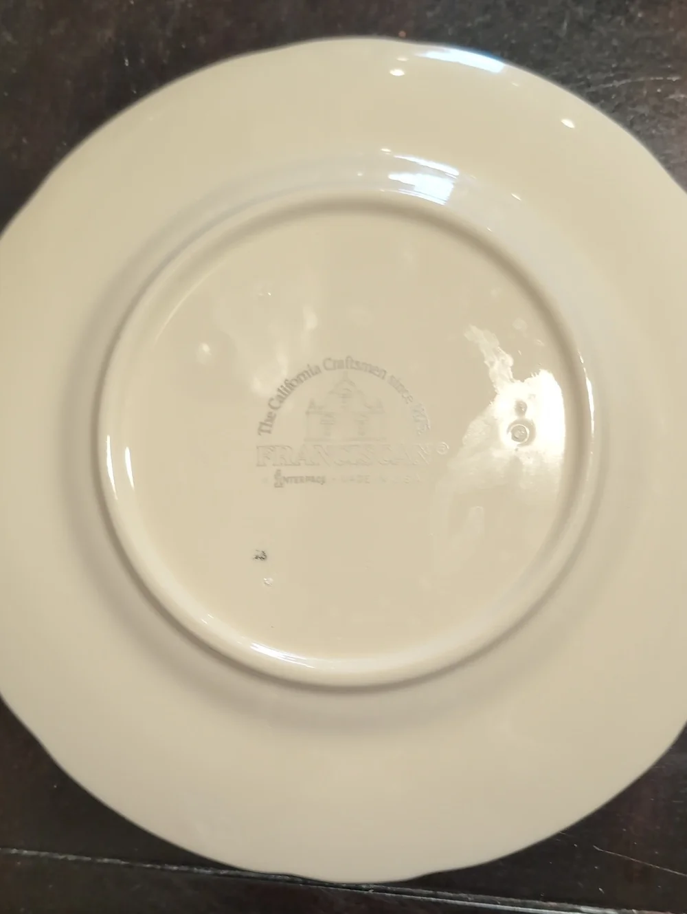 Three (3) Franciscan Desert Rose Bread Butter Dessert Appetizer Plates 6 3/8
